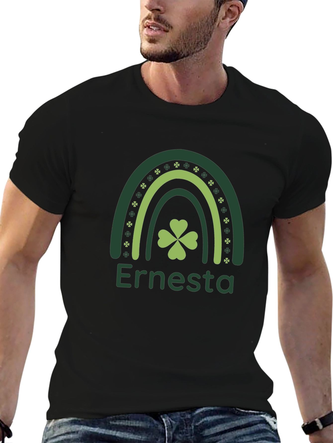 St. Patricks Day Ernesta Rainbow T-Shirt