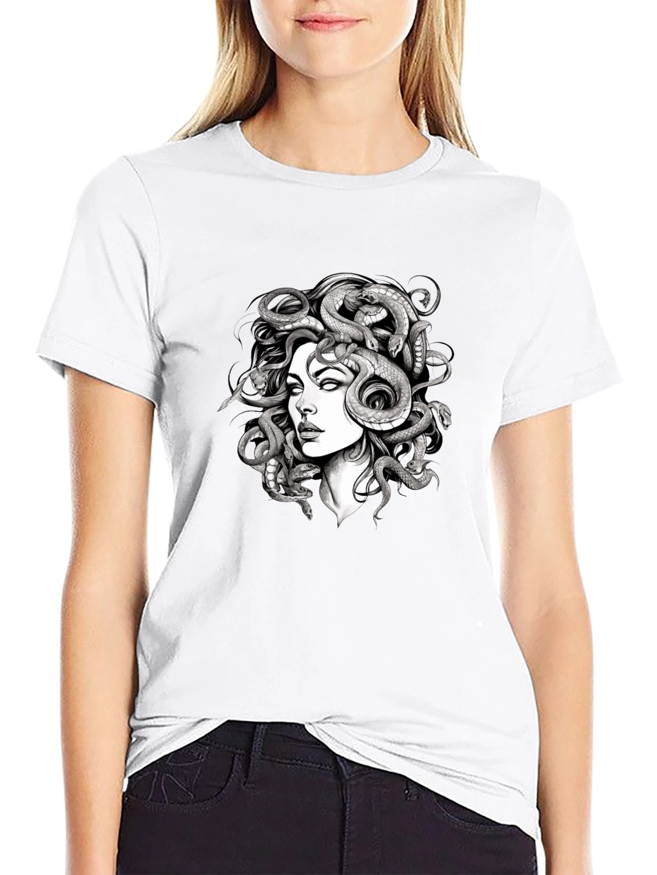 Medusa Graphic Tee - Black T-Shirt