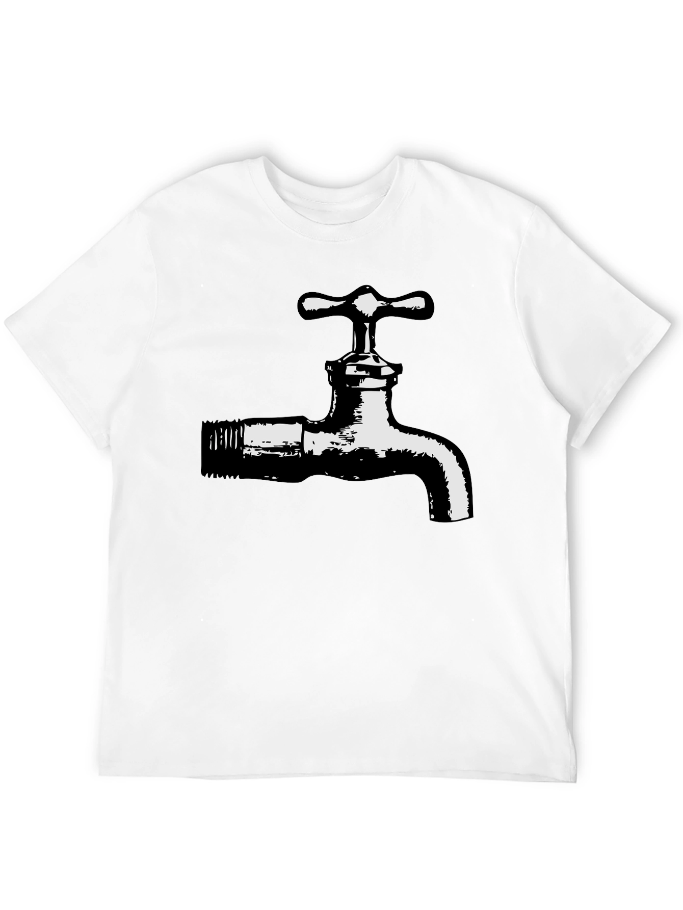 Faucet Graphic T-Shirt - Black