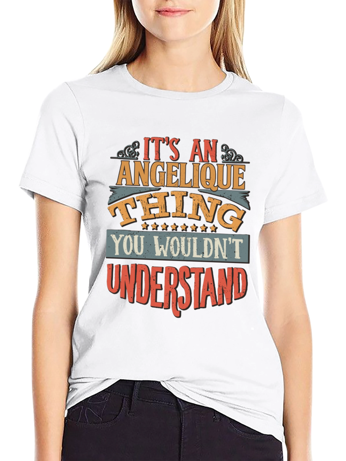 Angelique Thing T-Shirt - Unique Custom Name Tee