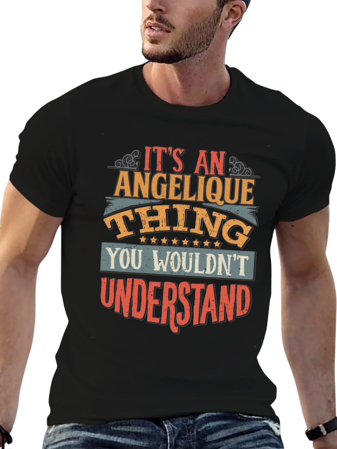 Angelique Thing T-Shirt - Unique Custom Name Tee