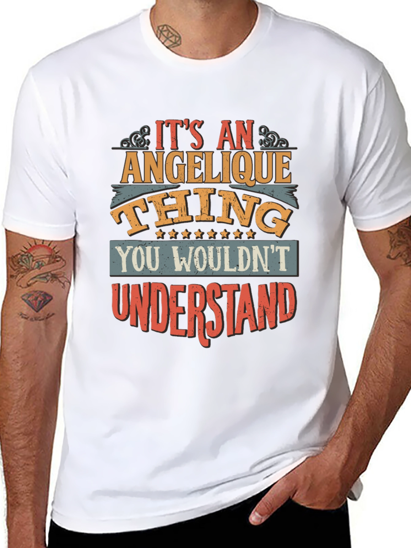Angelique Thing T-Shirt - Unique Custom Name Tee