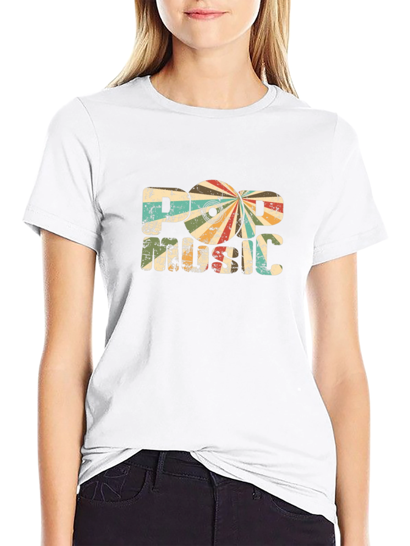 Retro Pop Music Graphic T-Shirt