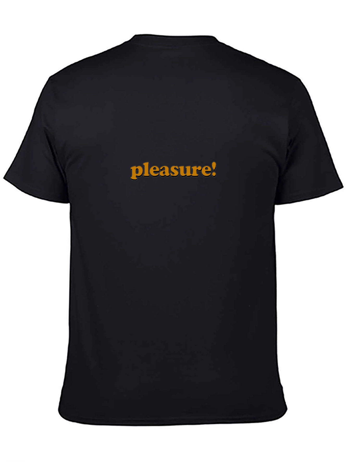 Pleasure! Mens Black Graphic Tee