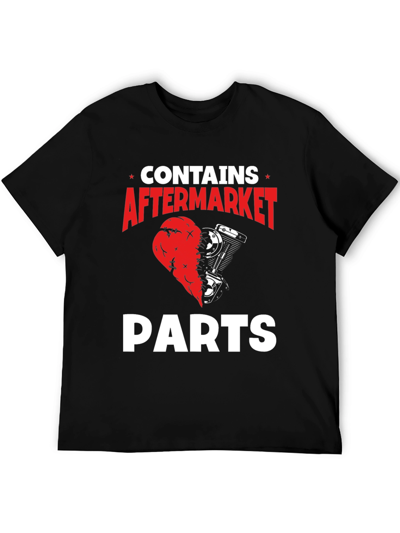 Contains Aftermarket Parts Graphic T-Shirt - Black