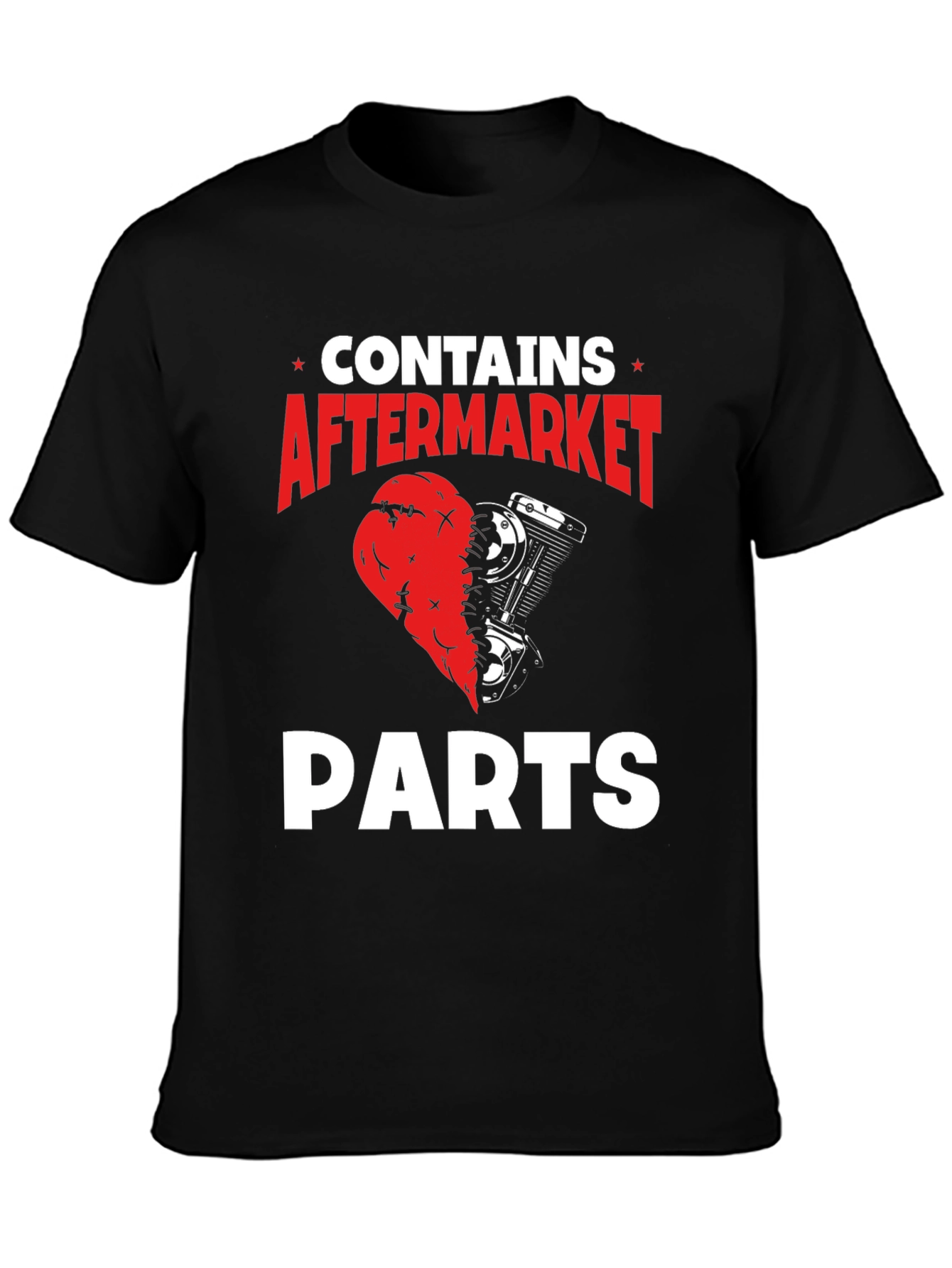 Contains Aftermarket Parts Graphic T-Shirt - Black