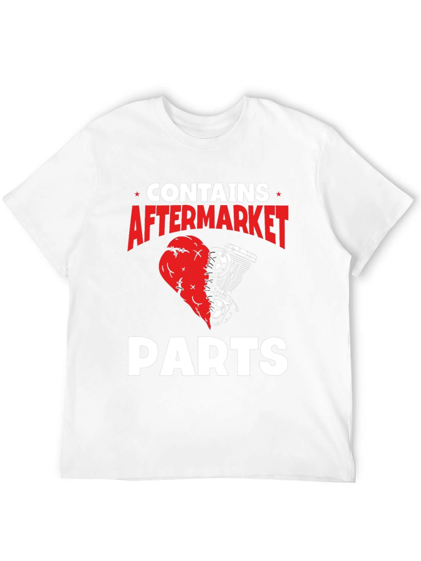 Contains Aftermarket Parts Graphic T-Shirt - Black