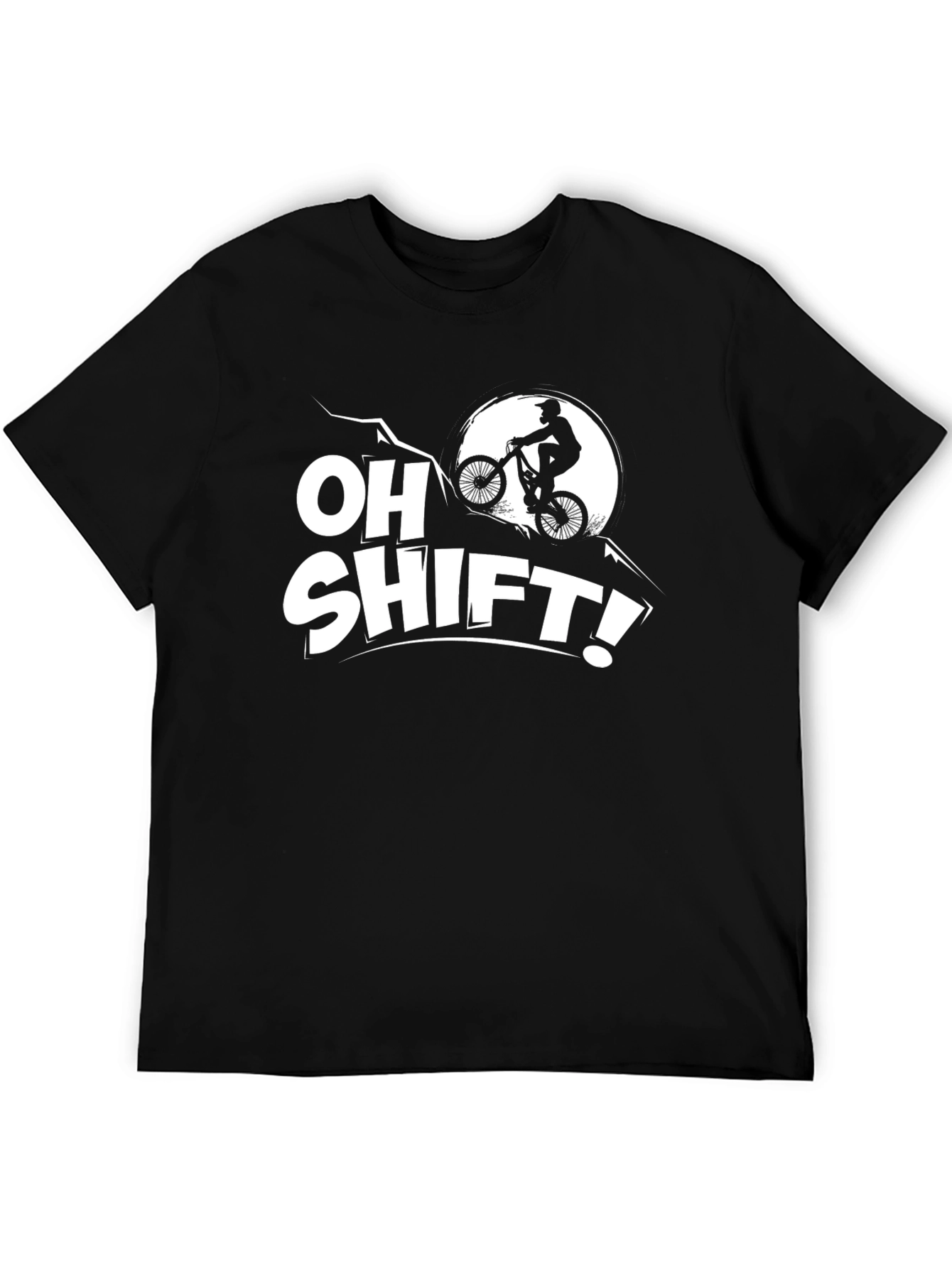 Oh Shift! Mountain Biking Graphic Tee