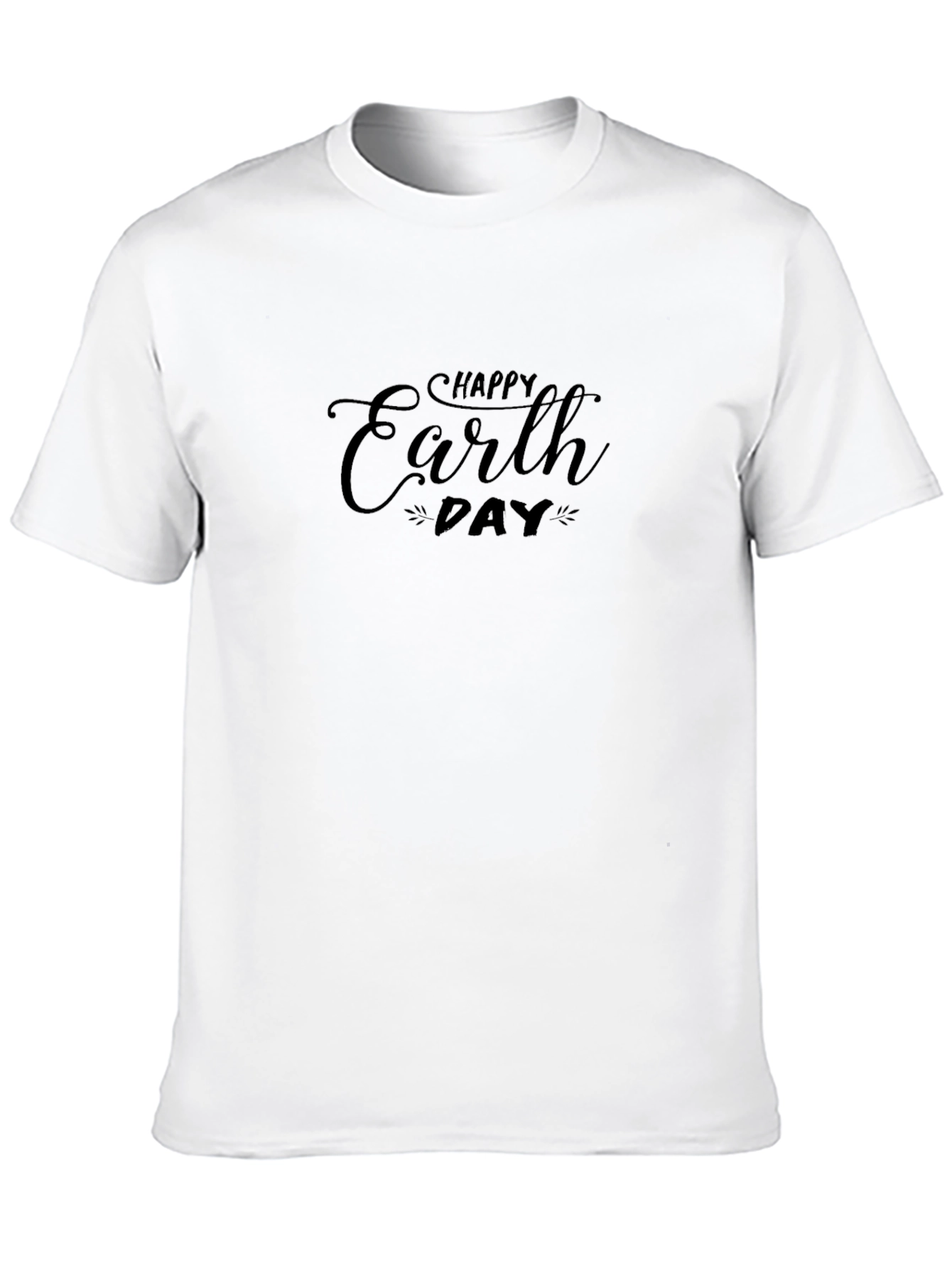 Happy Earth Day Black T-Shirt