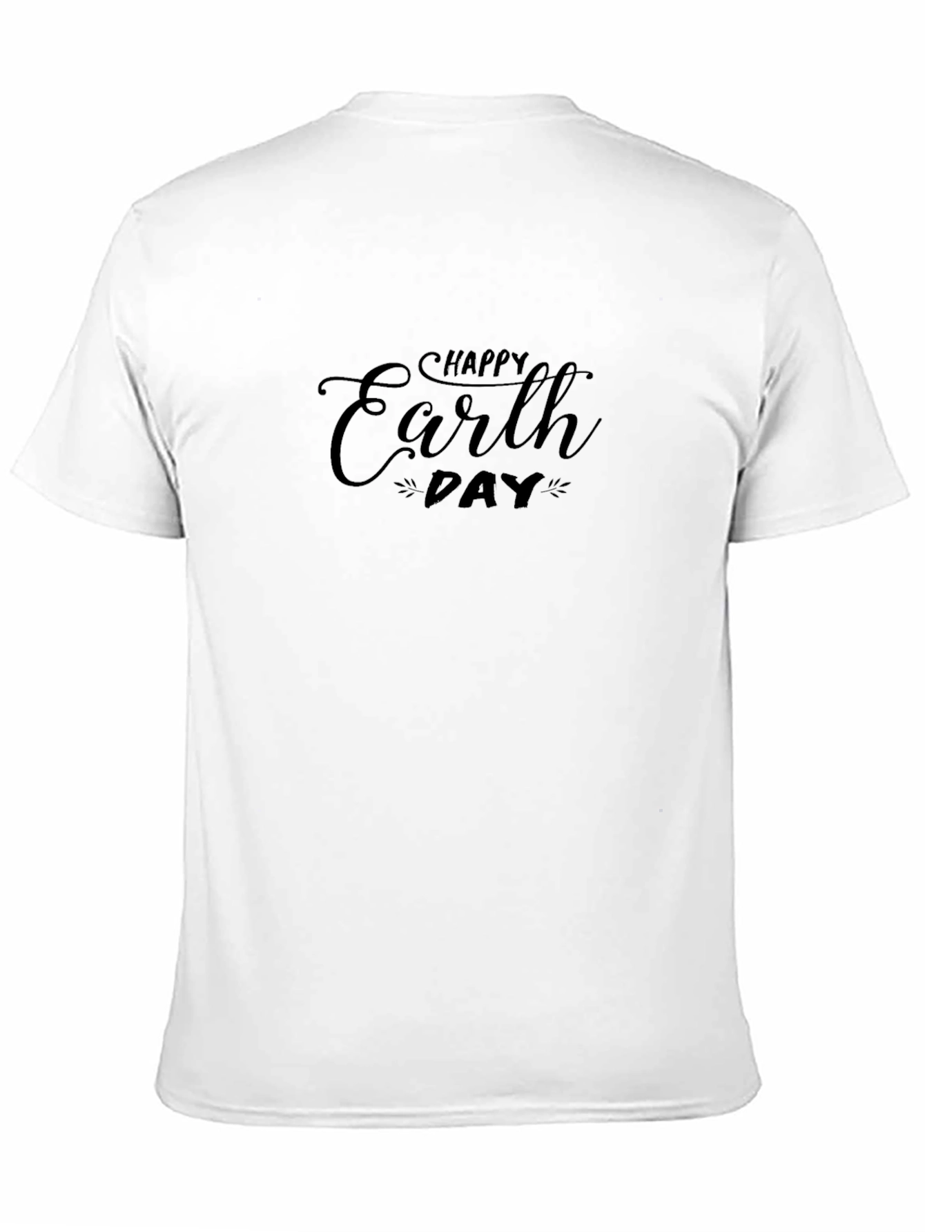 Happy Earth Day Black T-Shirt