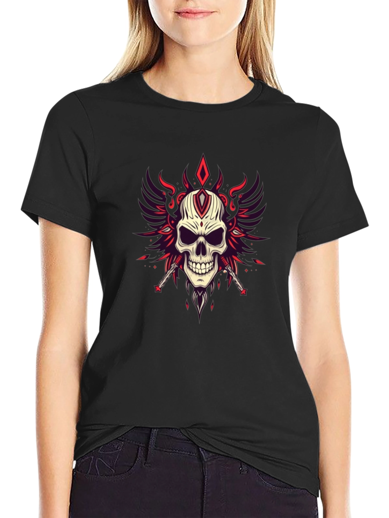 Skull Graphic Black T-Shirt