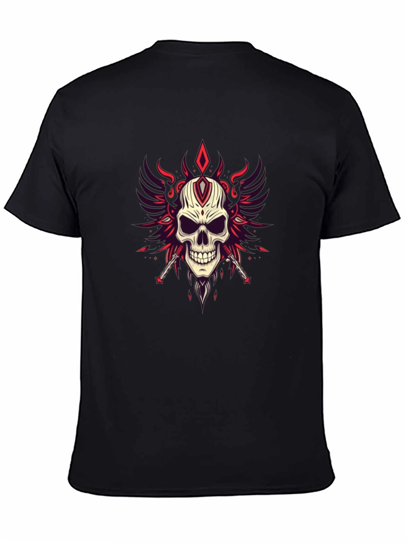 Skull Graphic Black T-Shirt