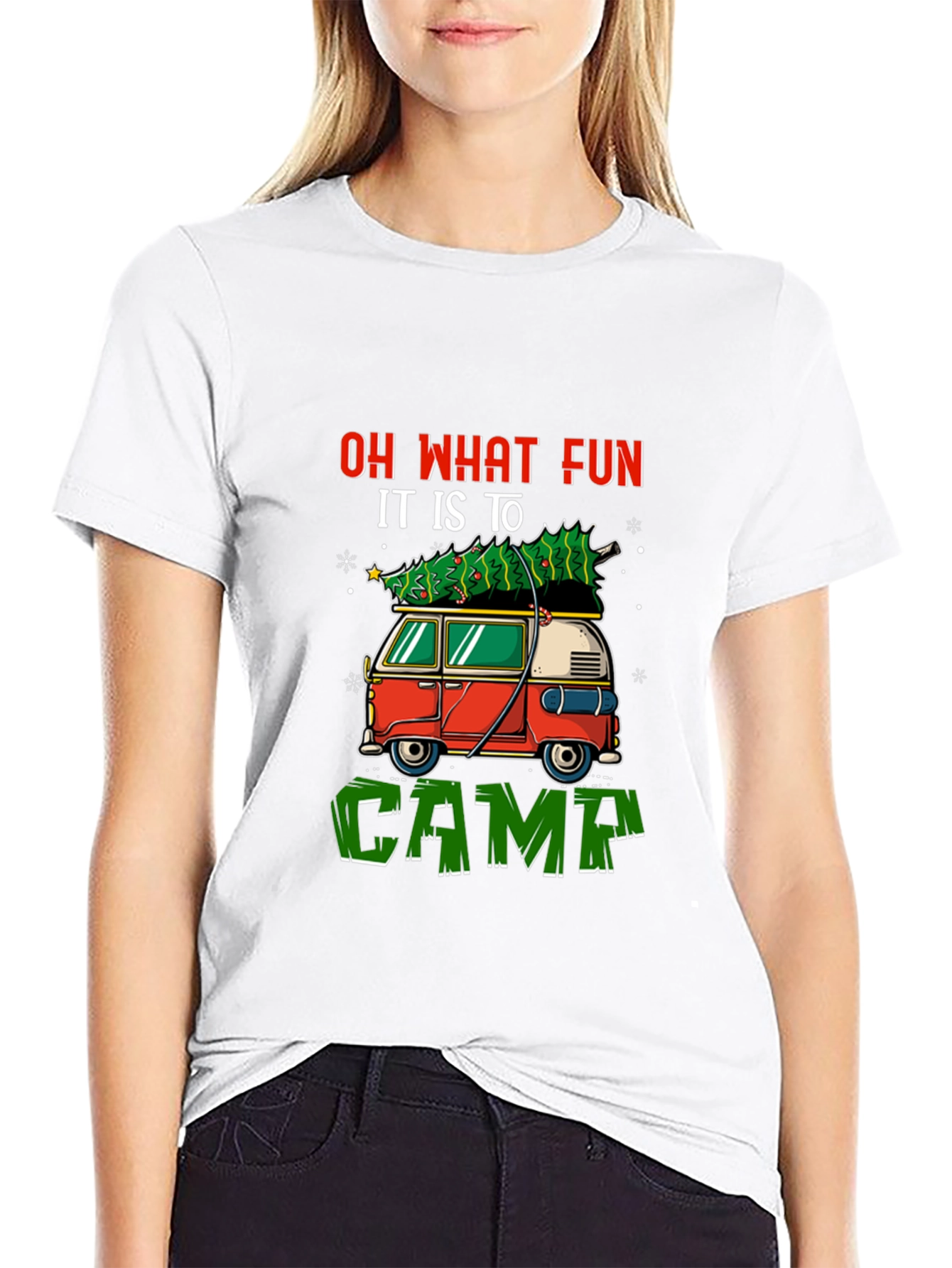 Festive Camping Tee - Oh What Fun!