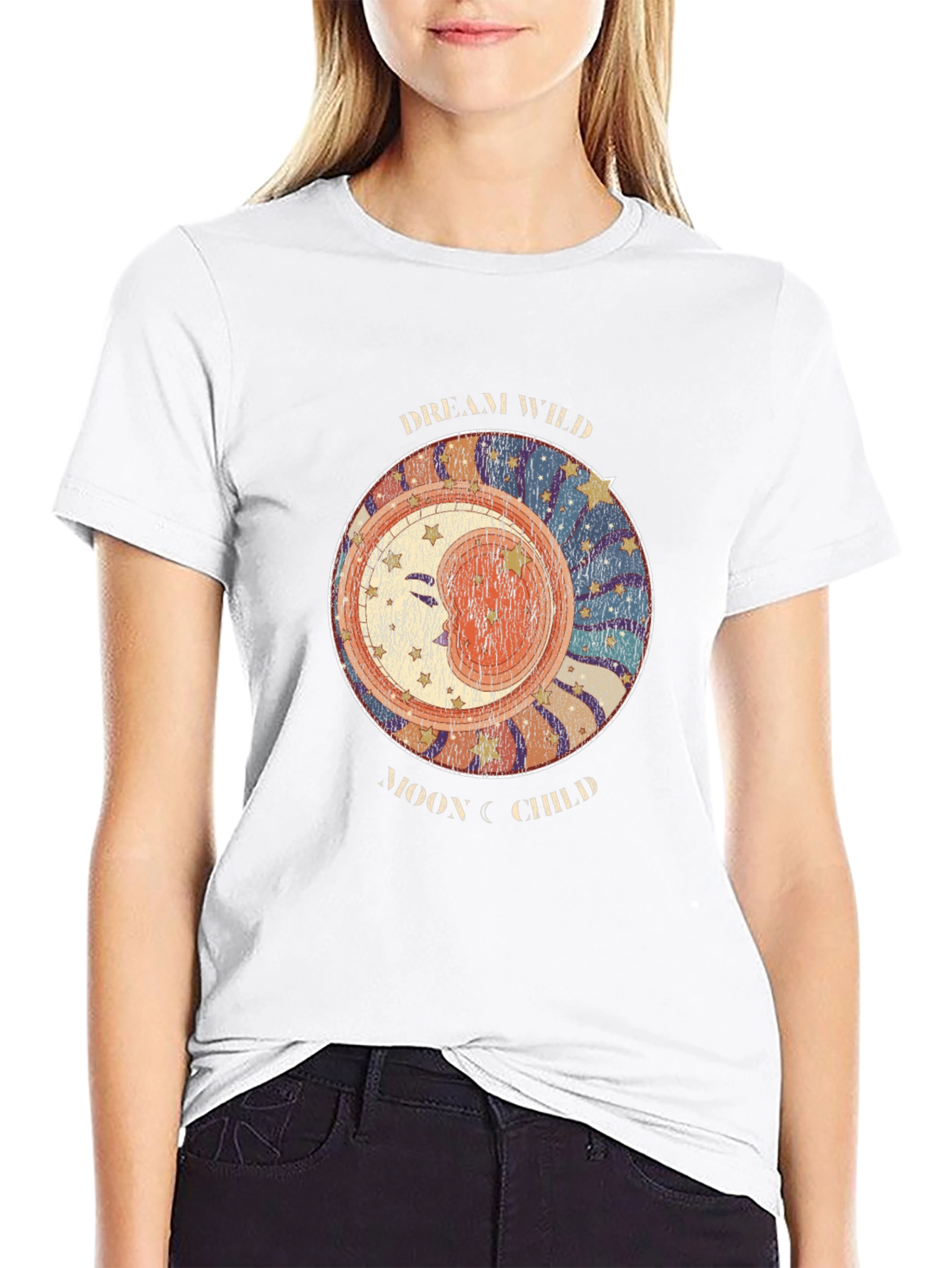 Dream Wild Moon Child Graphic T-Shirt