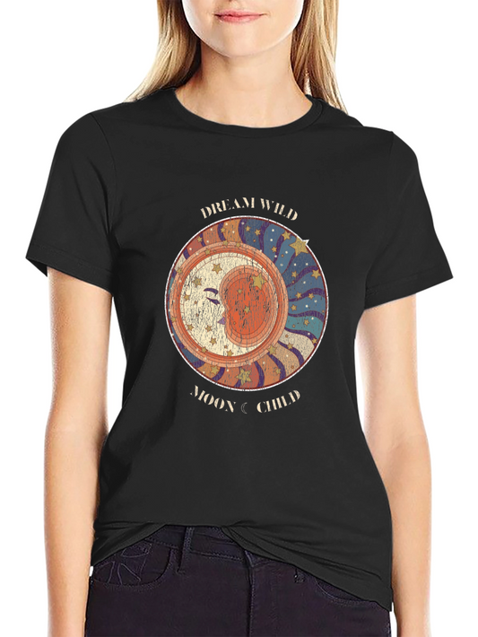 Dream Wild Moon Child Graphic T-Shirt