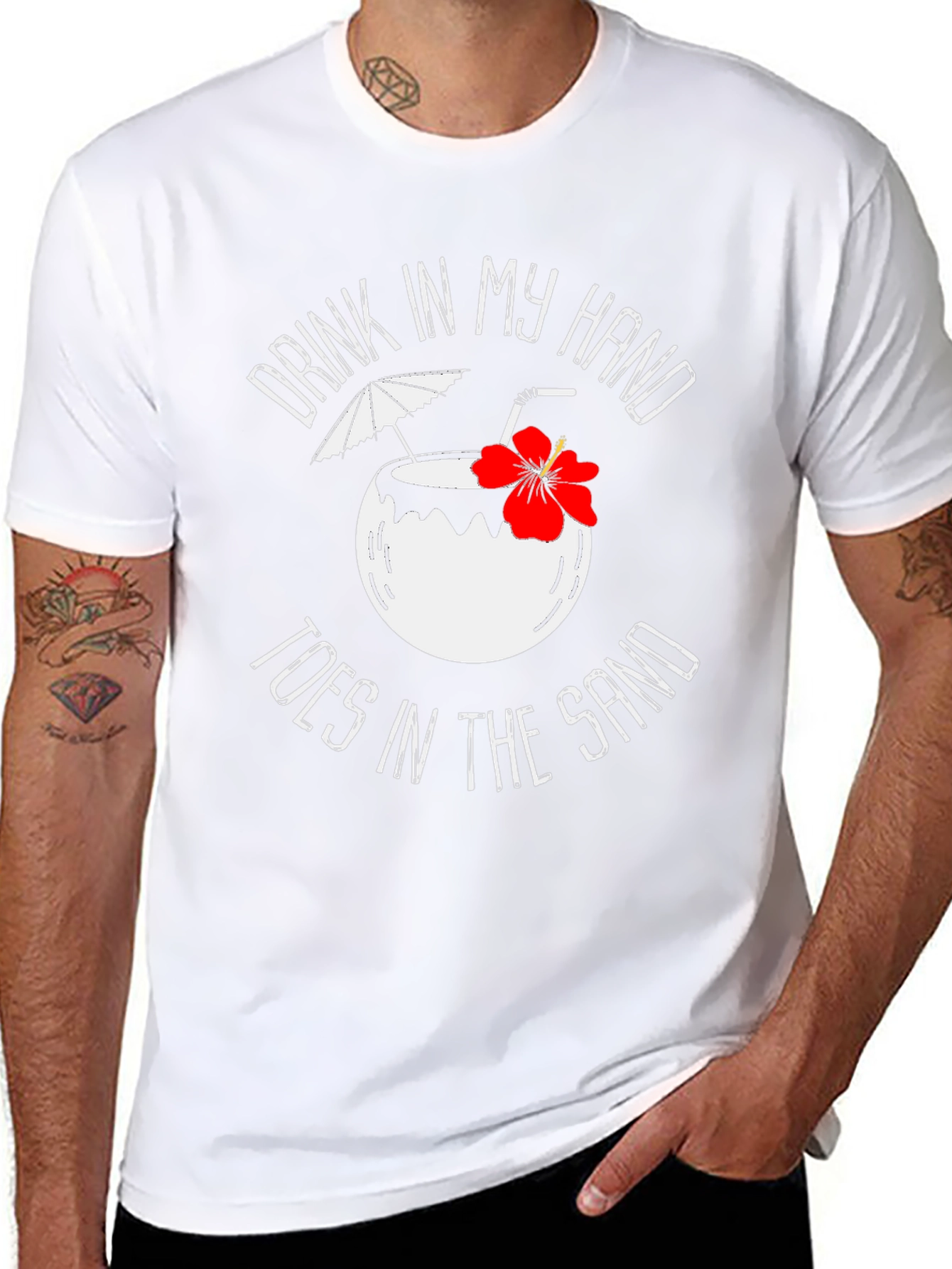 Drink In My Hand T-Shirt - Beach Summer Vibes