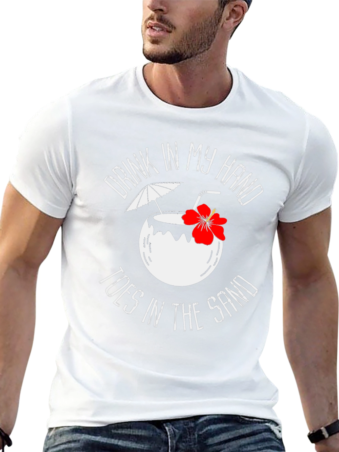 Drink In My Hand T-Shirt - Beach Summer Vibes