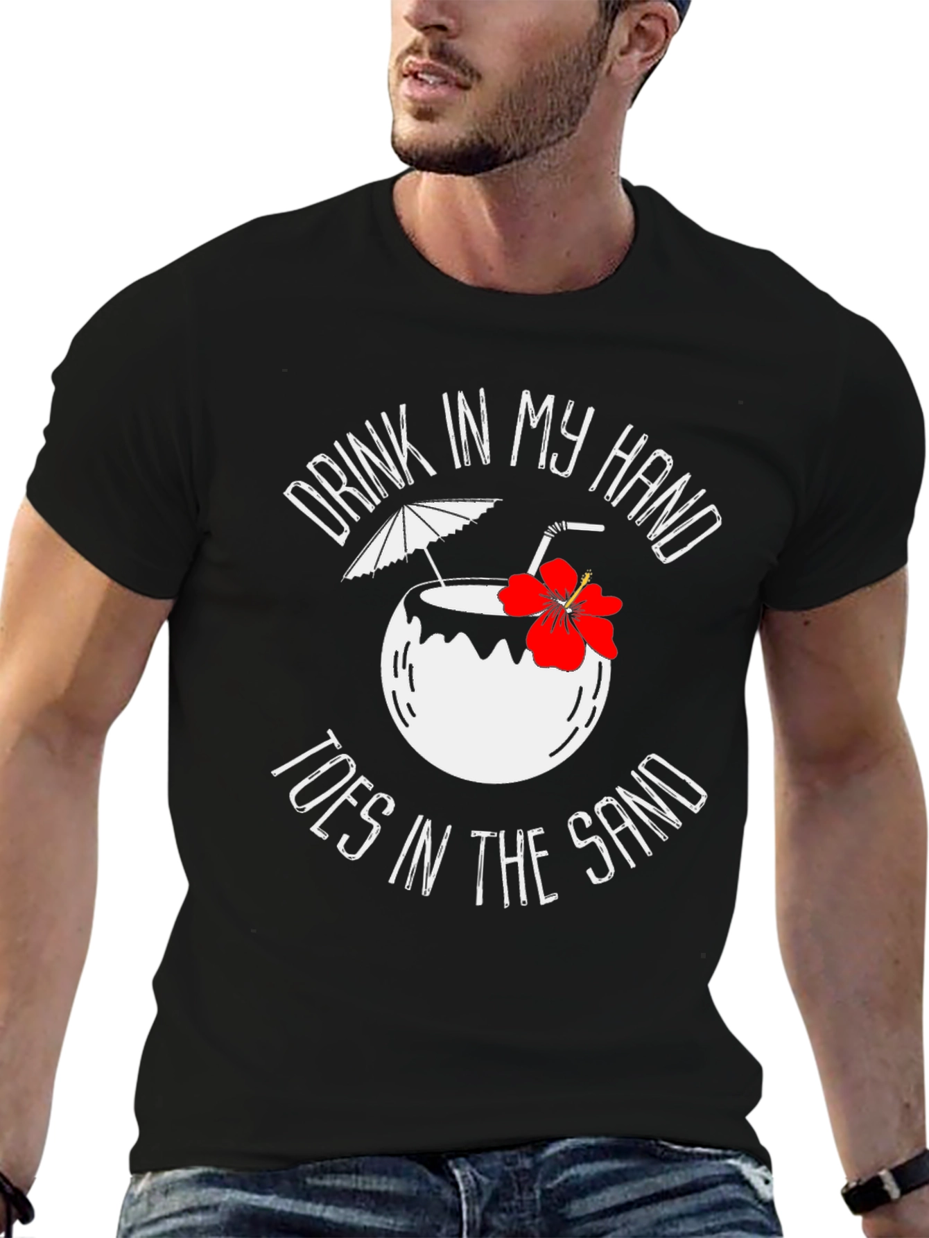Drink In My Hand T-Shirt - Beach Summer Vibes