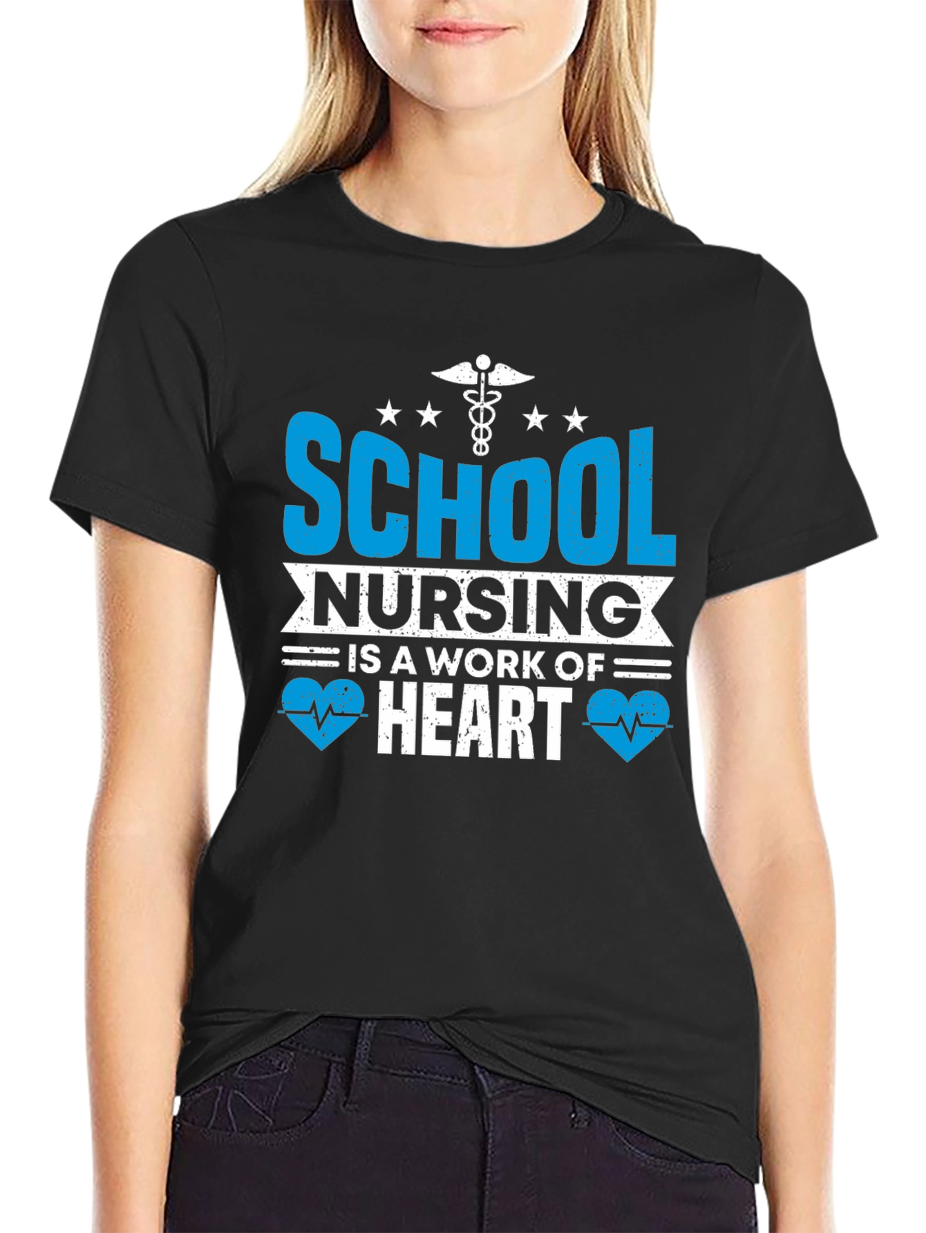 School Nursing T-Shirt: A Work of Heart