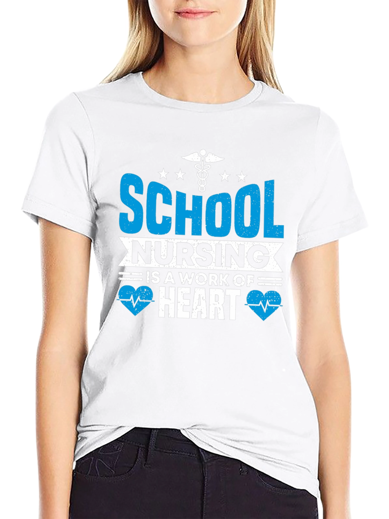 School Nursing T-Shirt: A Work of Heart