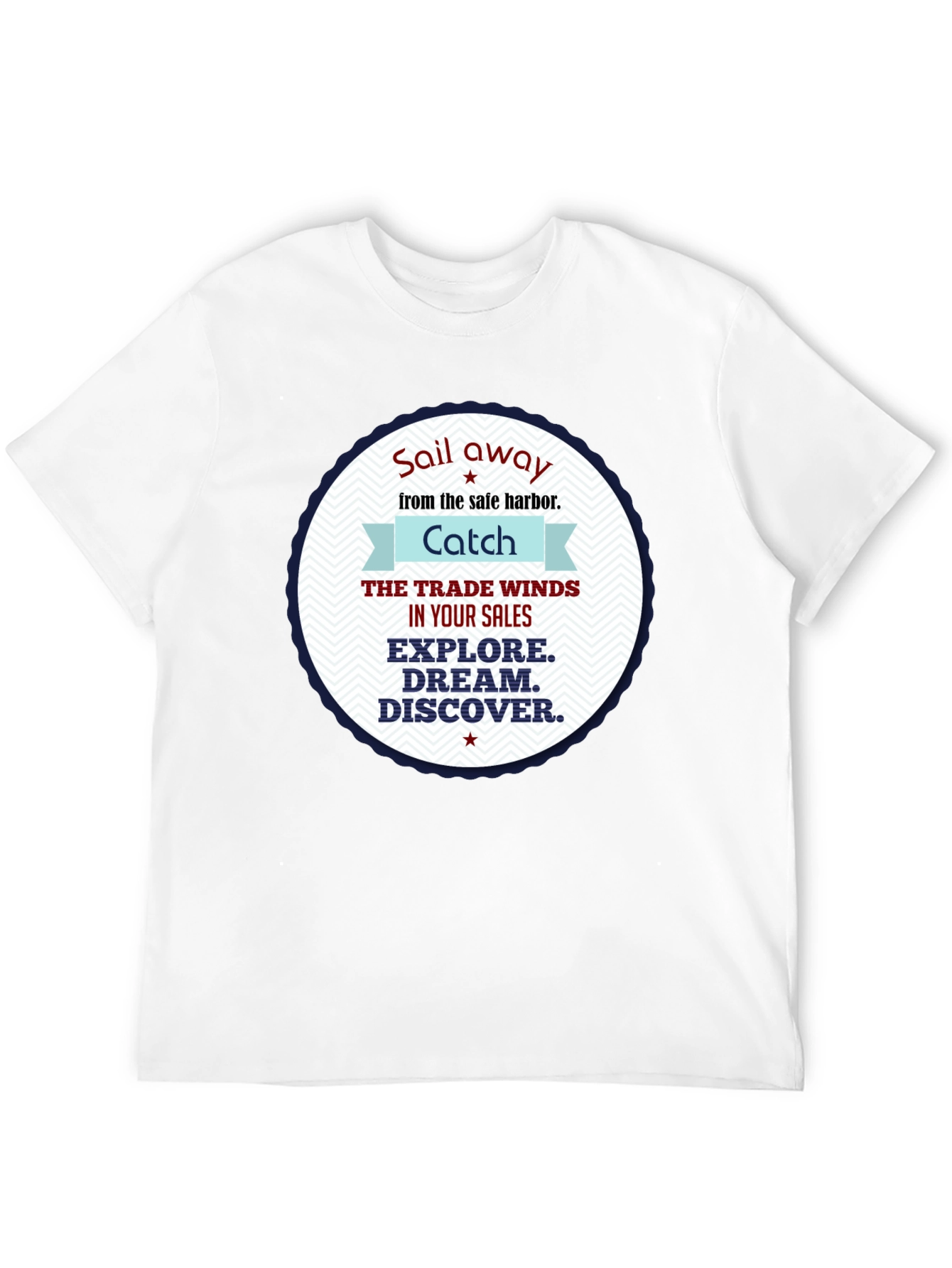 Nautical Theme Graphic T-Shirt
