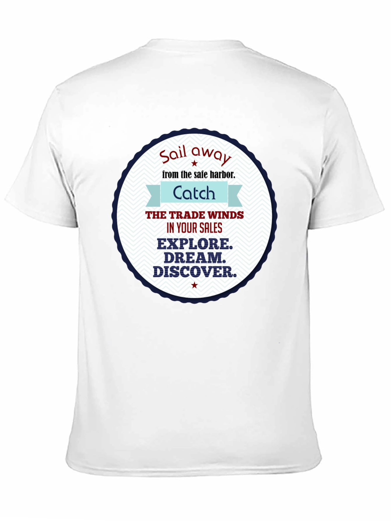 Nautical Theme Graphic T-Shirt