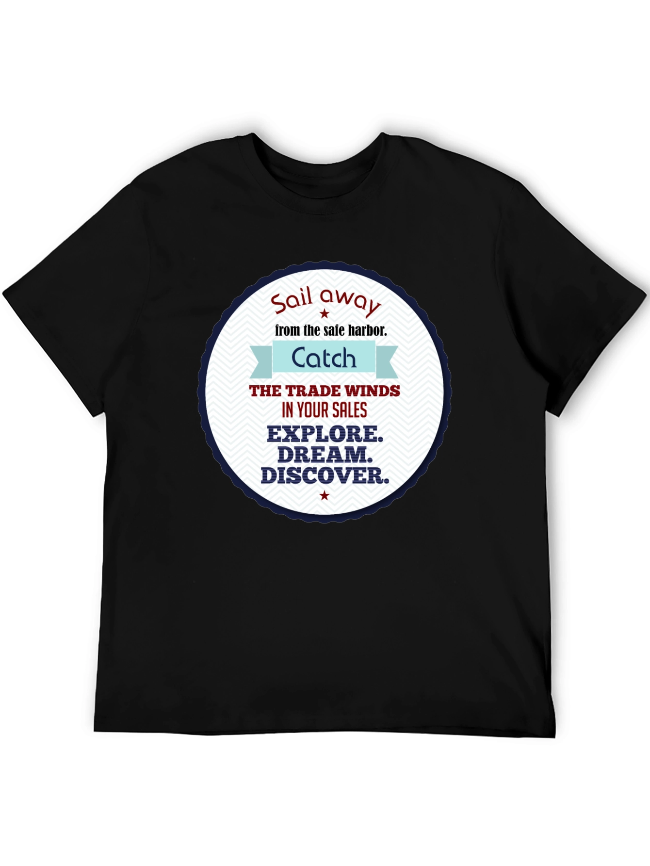 Nautical Theme Graphic T-Shirt