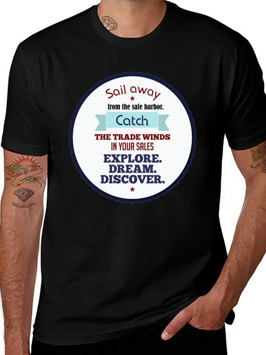 Nautical Theme Graphic T-Shirt