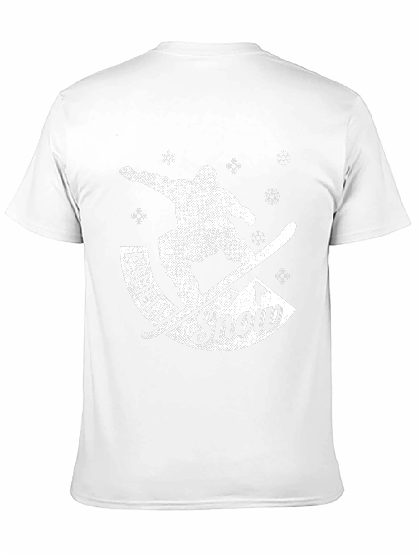 I Smell Snow Black Graphic Tee Shirt