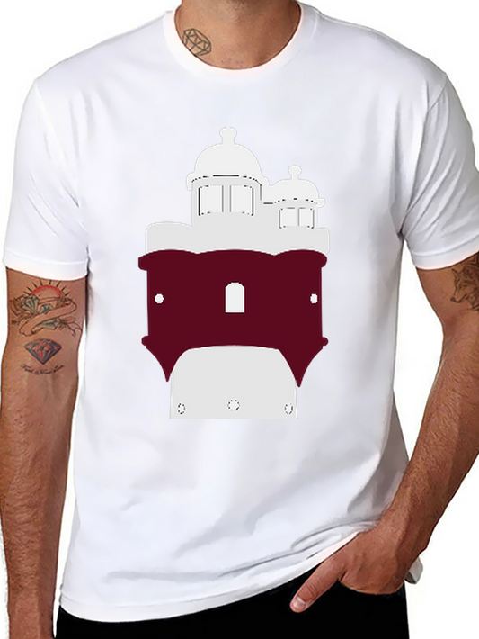 Architectural Silhouette Graphic Tee - Black