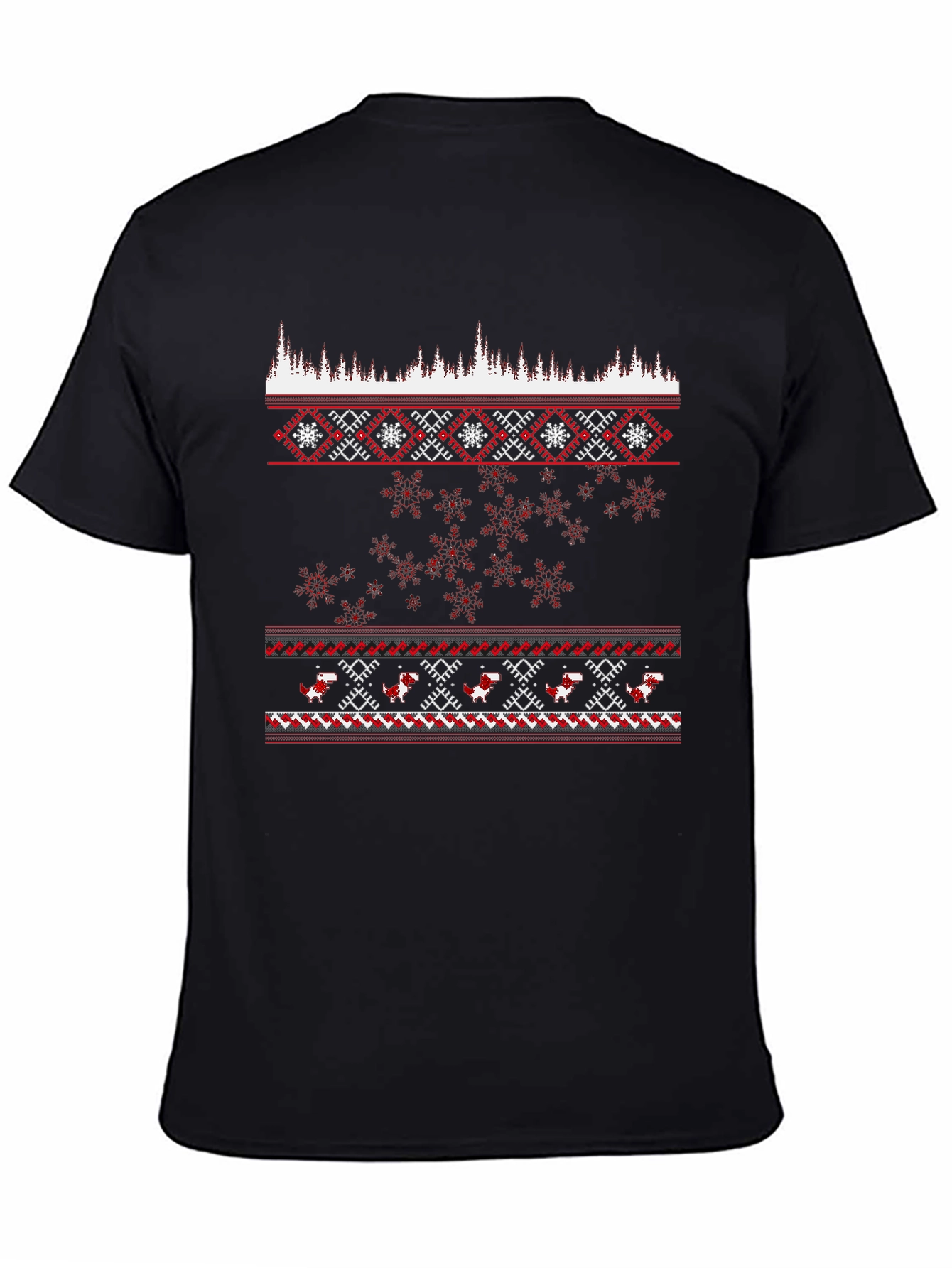 Festive Holiday Pattern T-Shirt