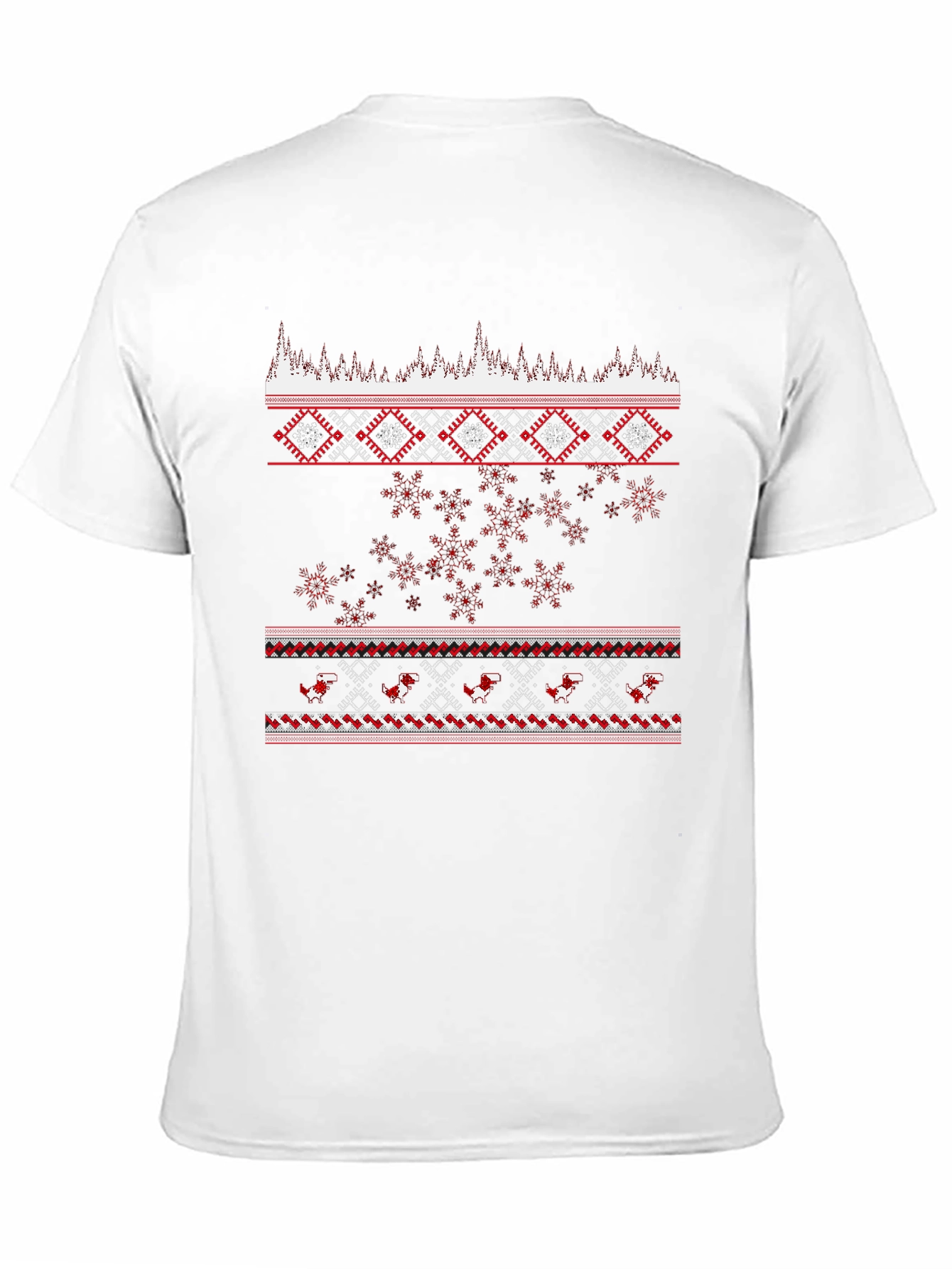 Festive Holiday Pattern T-Shirt