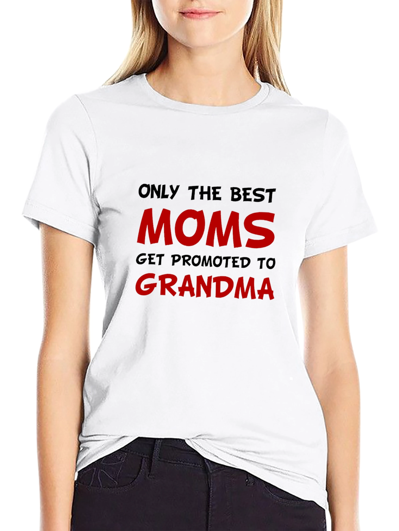 Best Moms Get Promoted to Grandma T-Shirt