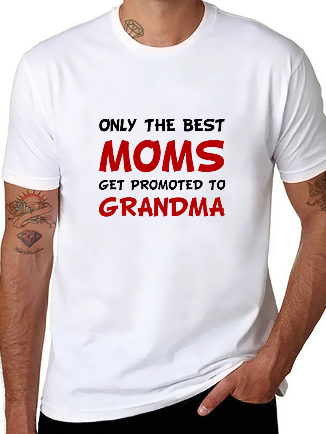 Best Moms Get Promoted to Grandma T-Shirt