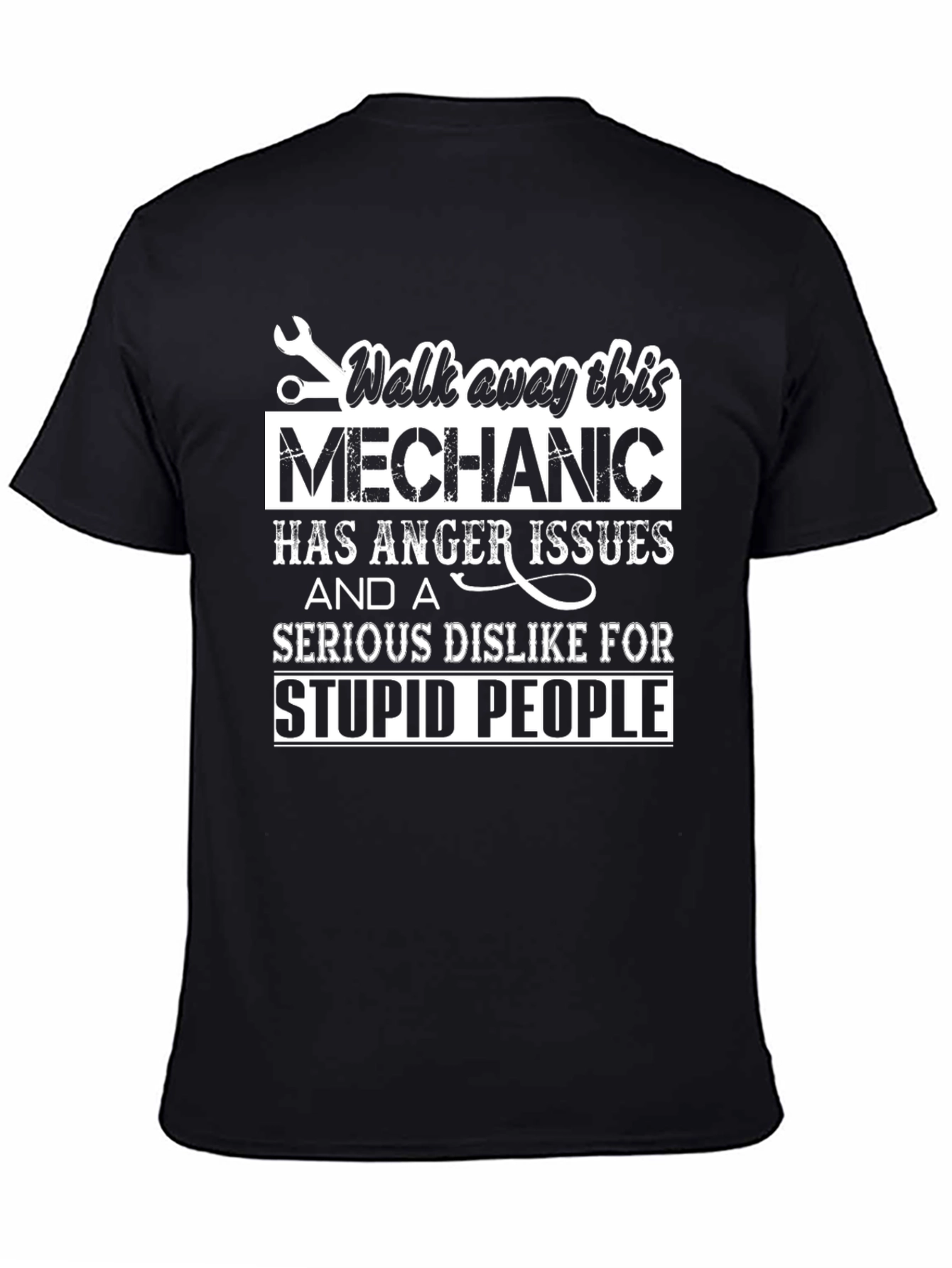 Mechanic Anger Issues Graphic T-Shirt