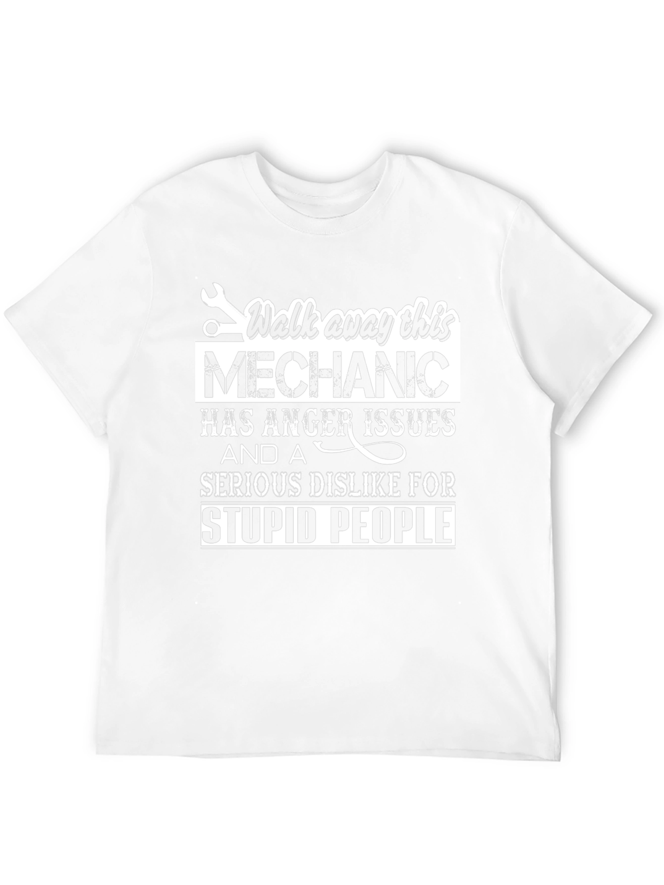 Mechanic Anger Issues Graphic T-Shirt