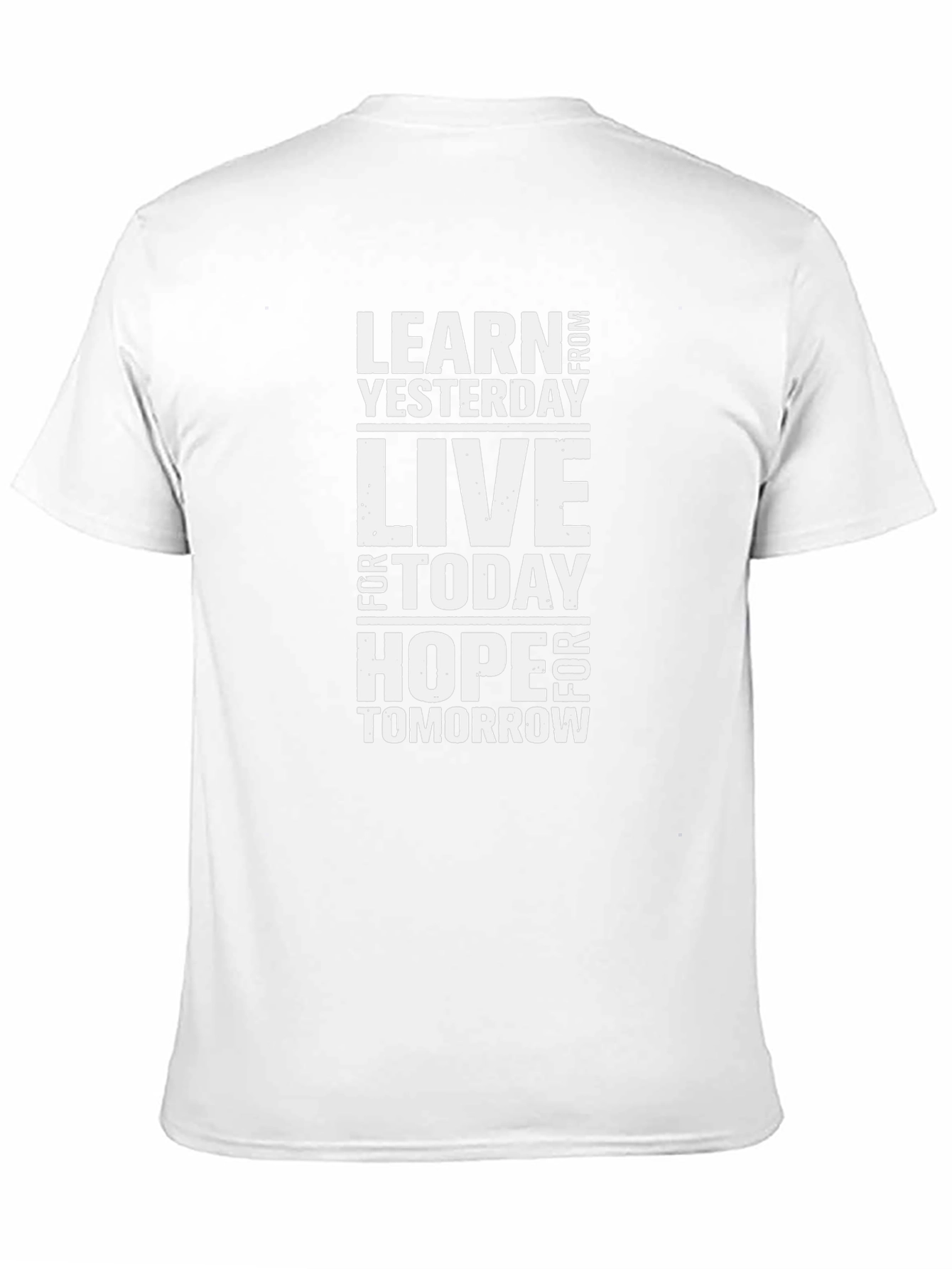 Learn Live Hope Graphic Tee - Motivational T-Shirt
