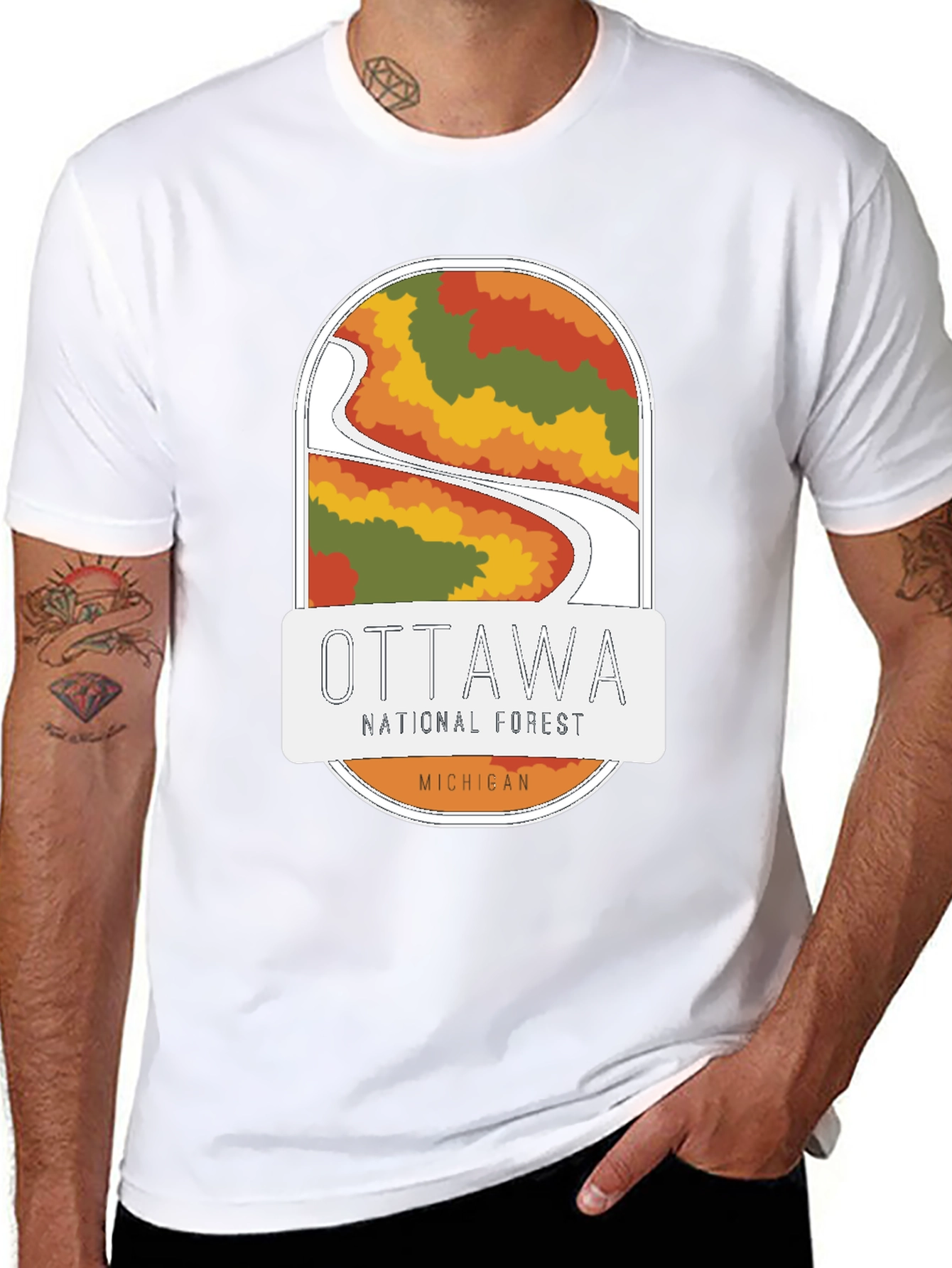 Ottawa National Forest T-Shirt - Michigan Souvenir Tee