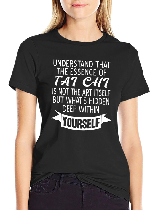 Tai Chi Essence Graphic Print Mens T-Shirt