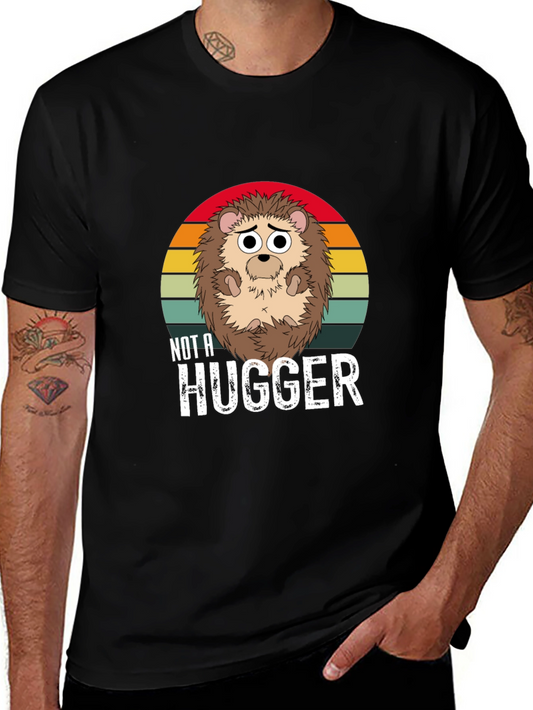 Not a Hugger Hedgehog Graphic Tee - Unisex
