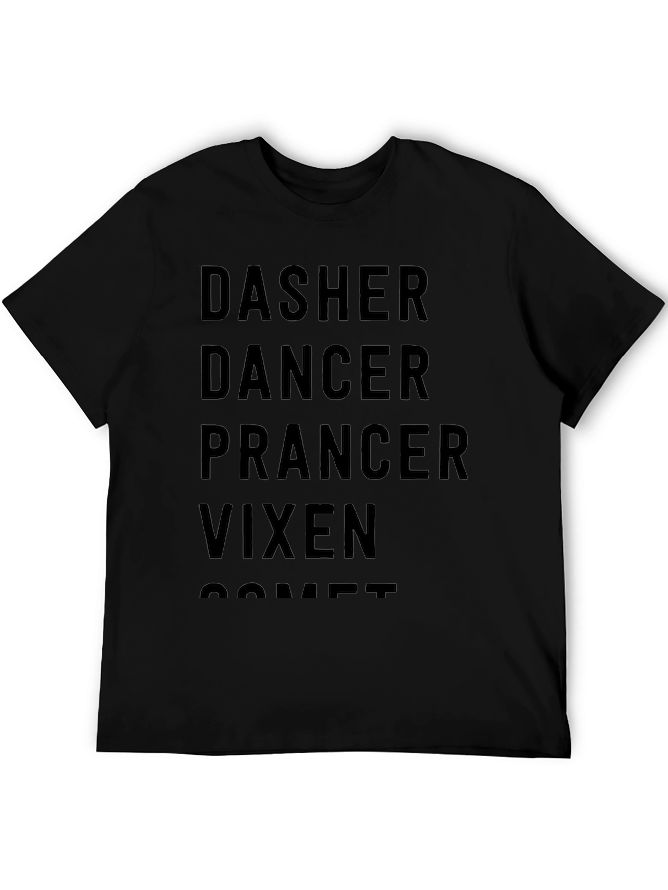 Christmas Reindeer Names T-Shirt