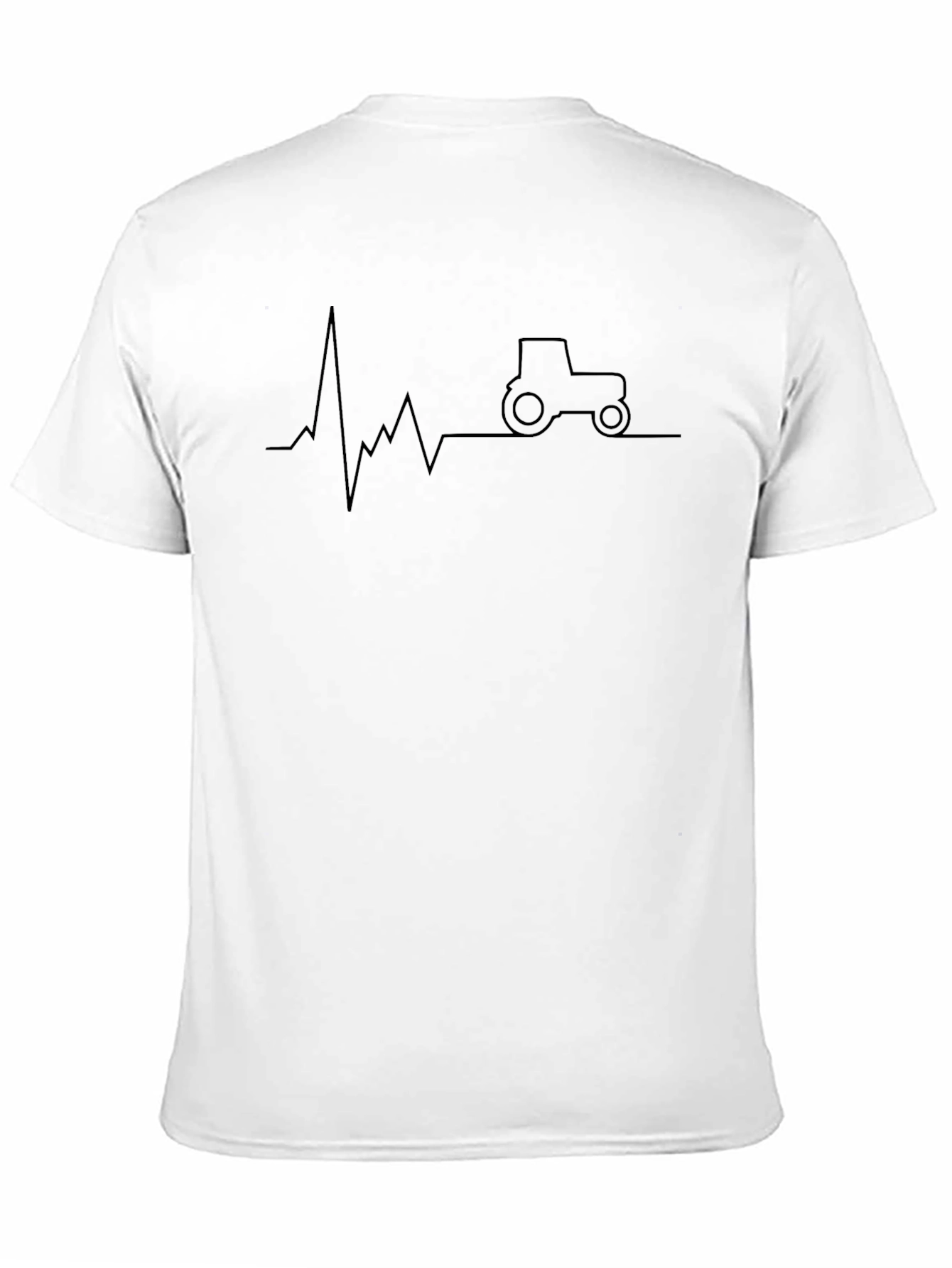 Tractor Heartbeat Tee - Farming Life T-Shirt