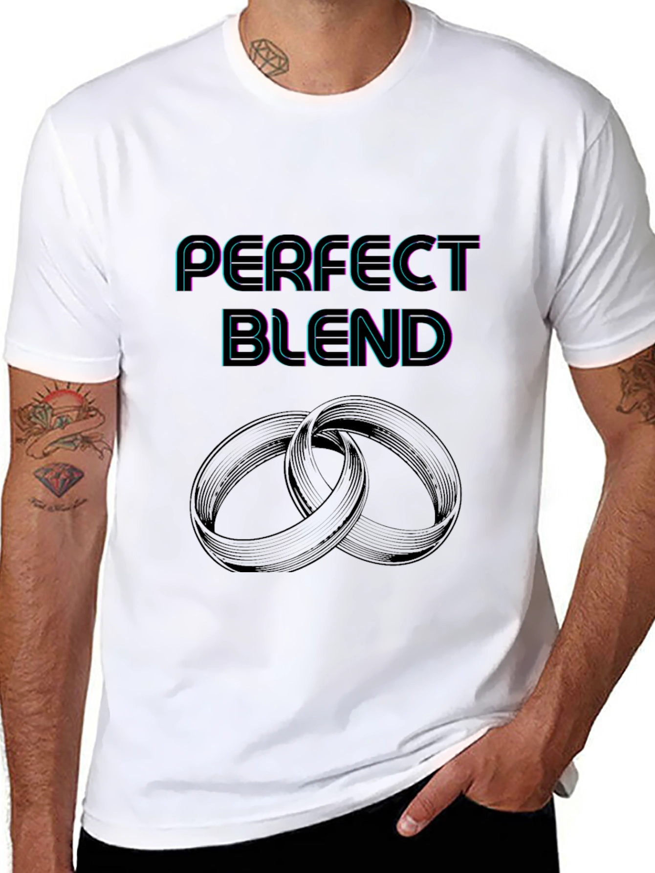 Perfect Blend Wedding Rings T-Shirt