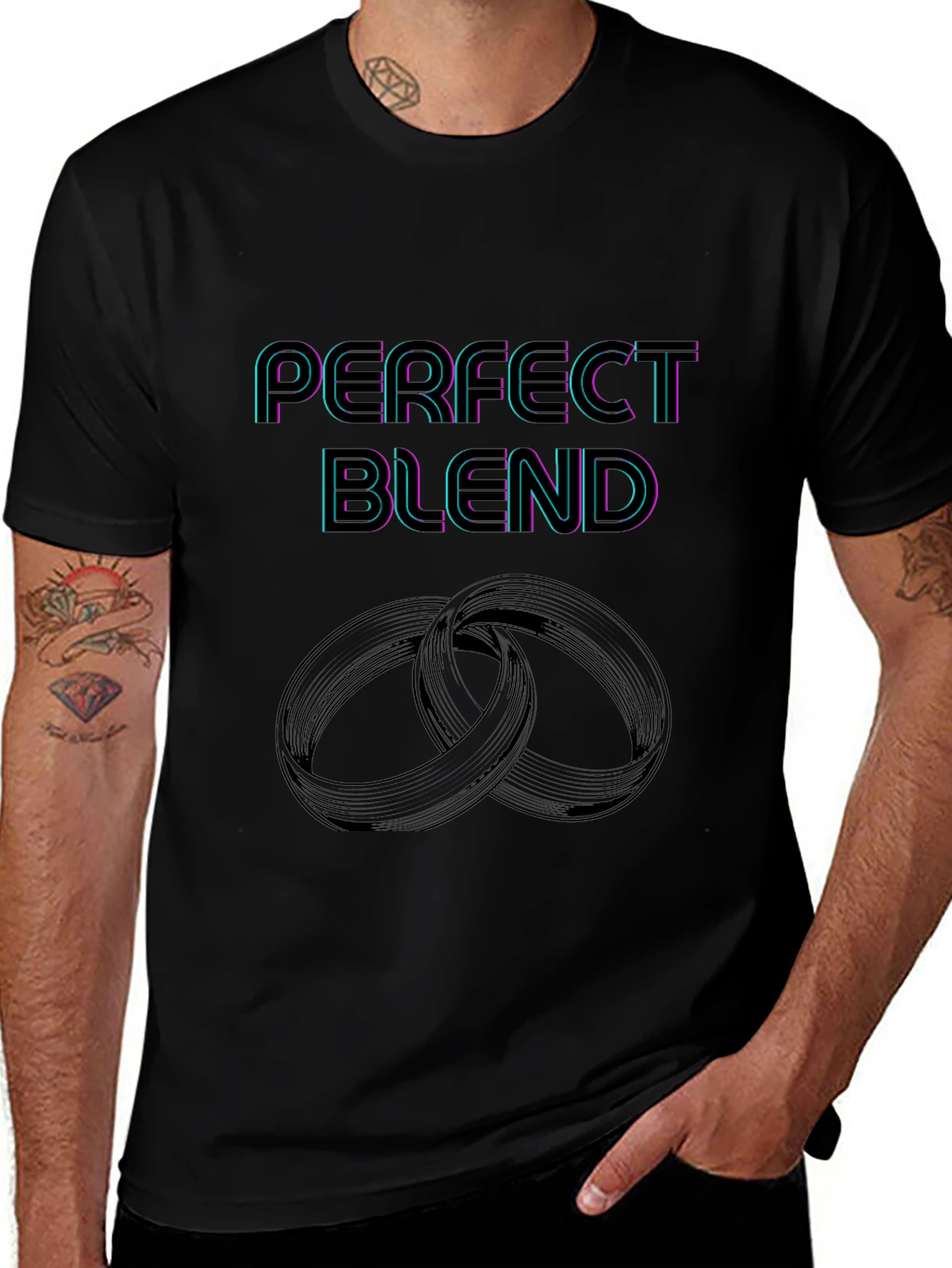 Perfect Blend Wedding Rings T-Shirt