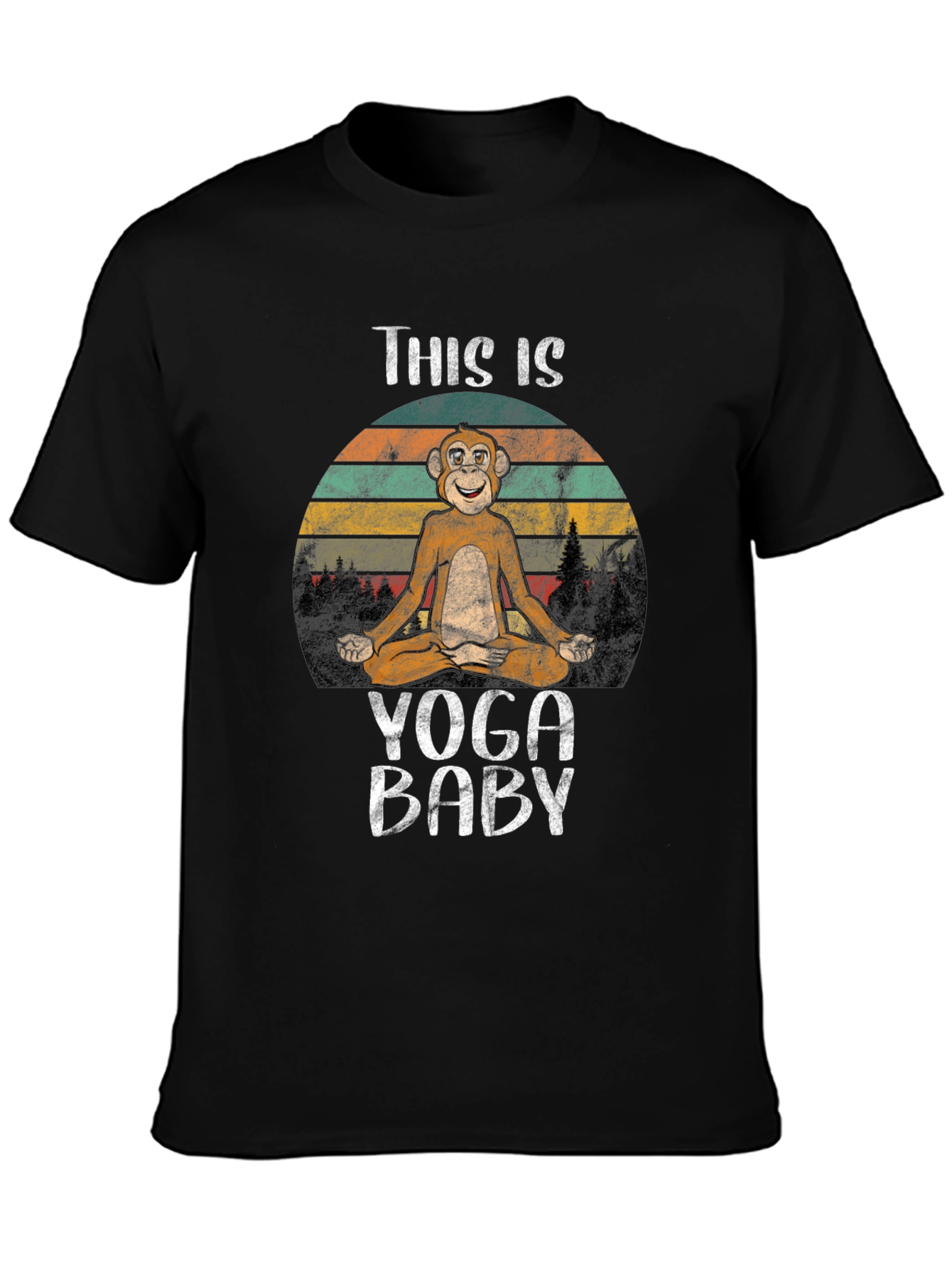 Yoga Monkey T-Shirt: Zen Baby Tee