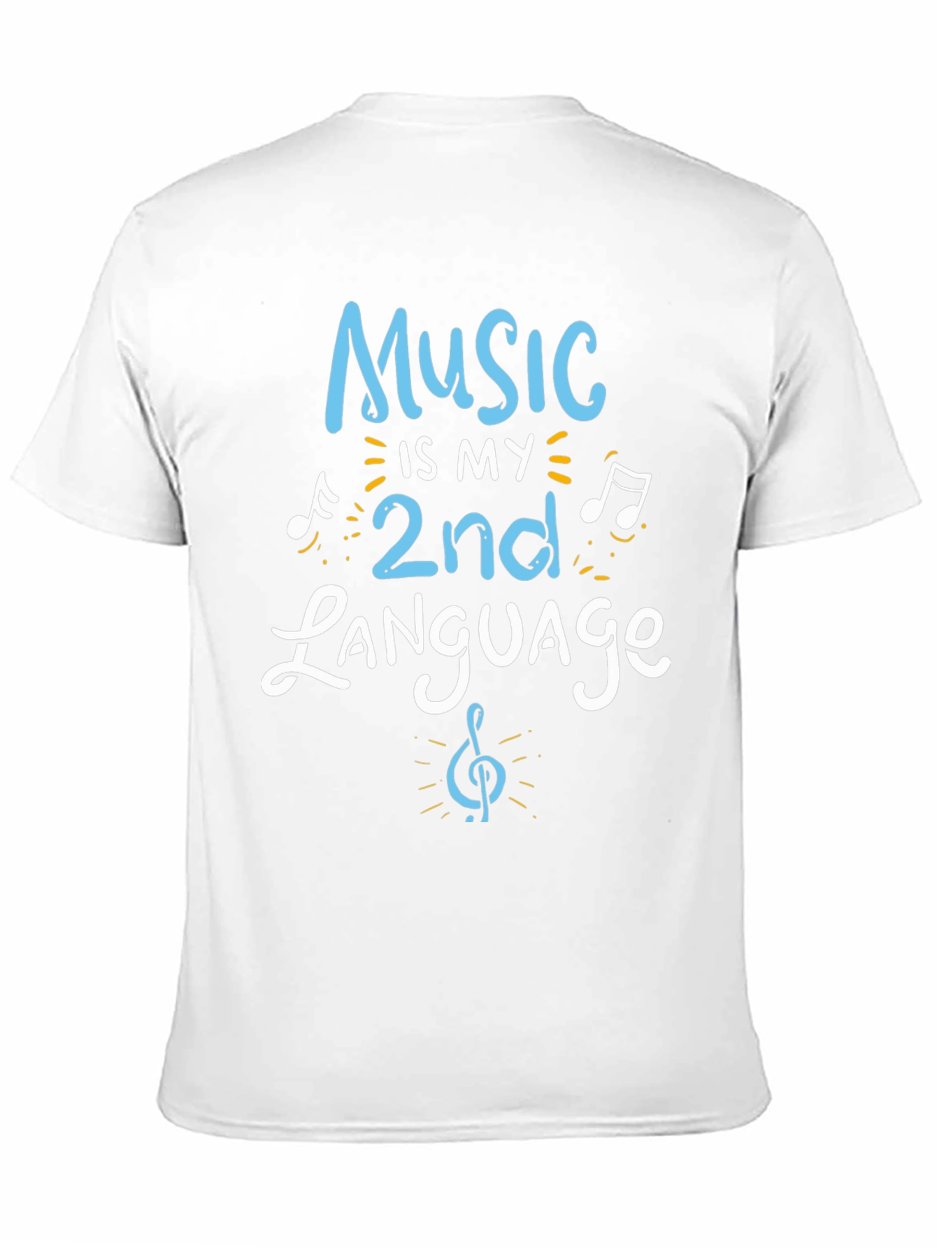 Music is My 2nd Language Graphic Tee