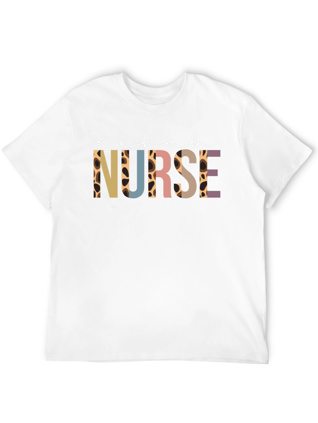 Rehab Nurse Giraffe Print T-Shirt - Unisex