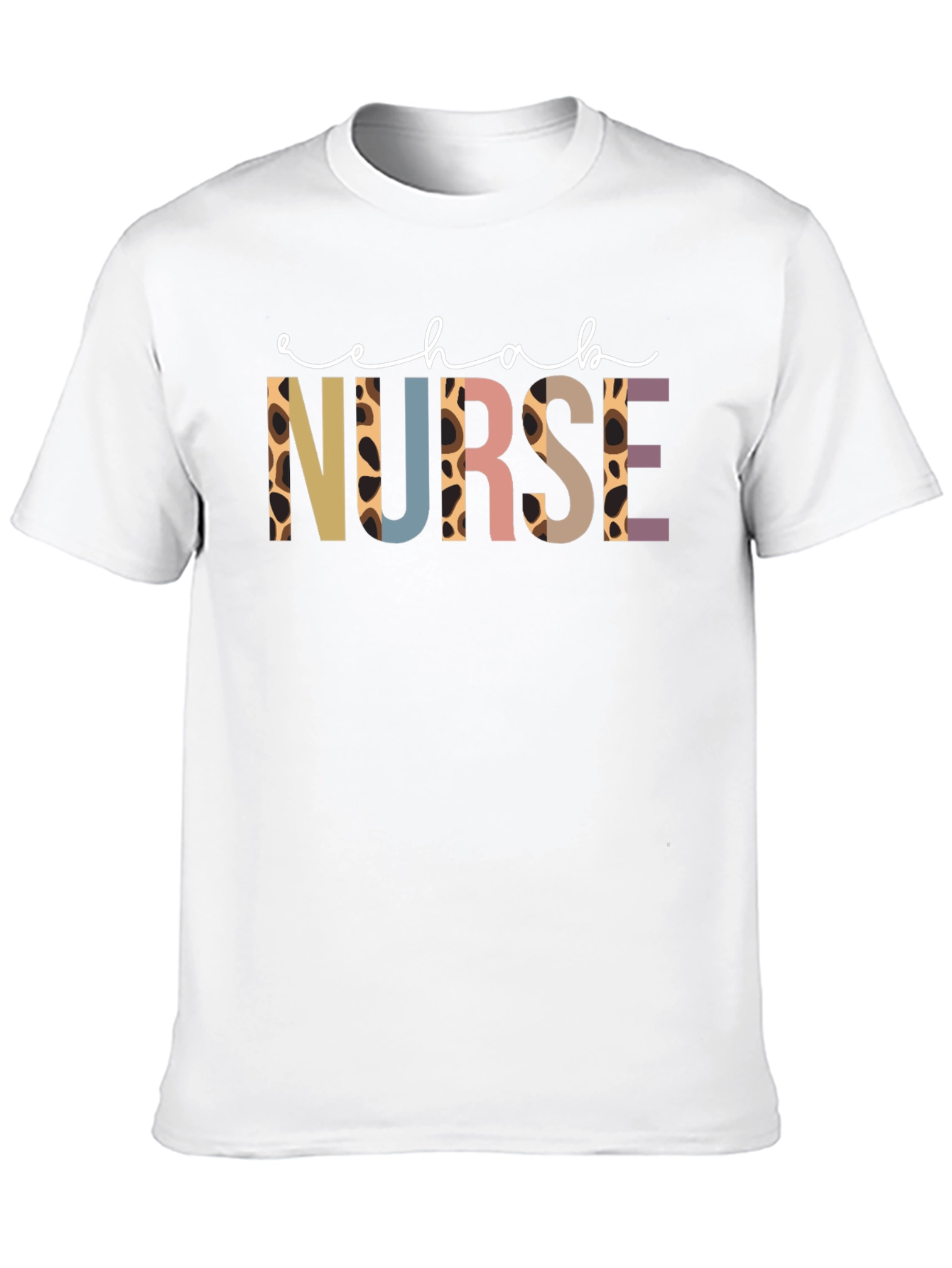 Rehab Nurse Giraffe Print T-Shirt - Unisex