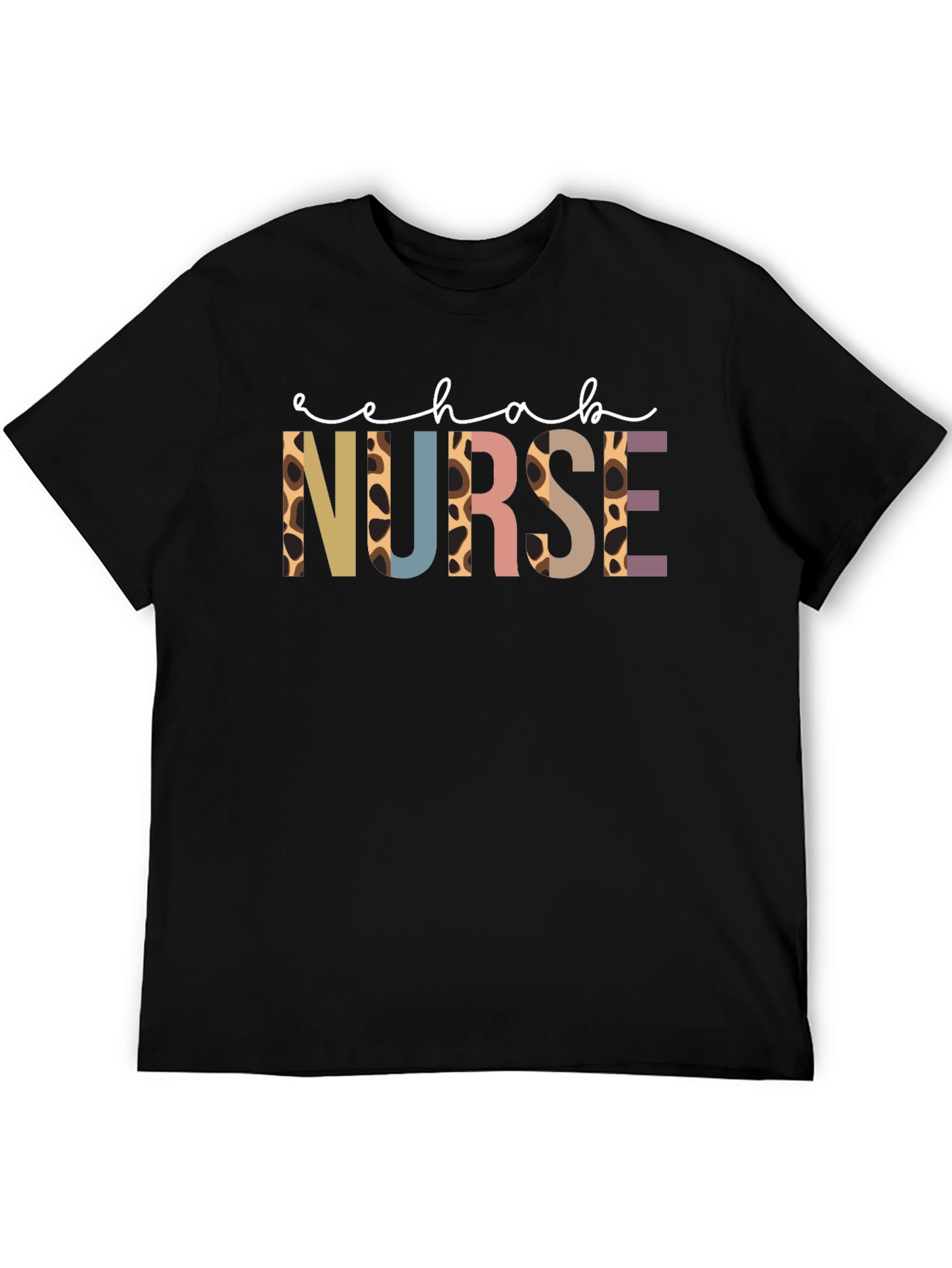 Rehab Nurse Giraffe Print T-Shirt - Unisex