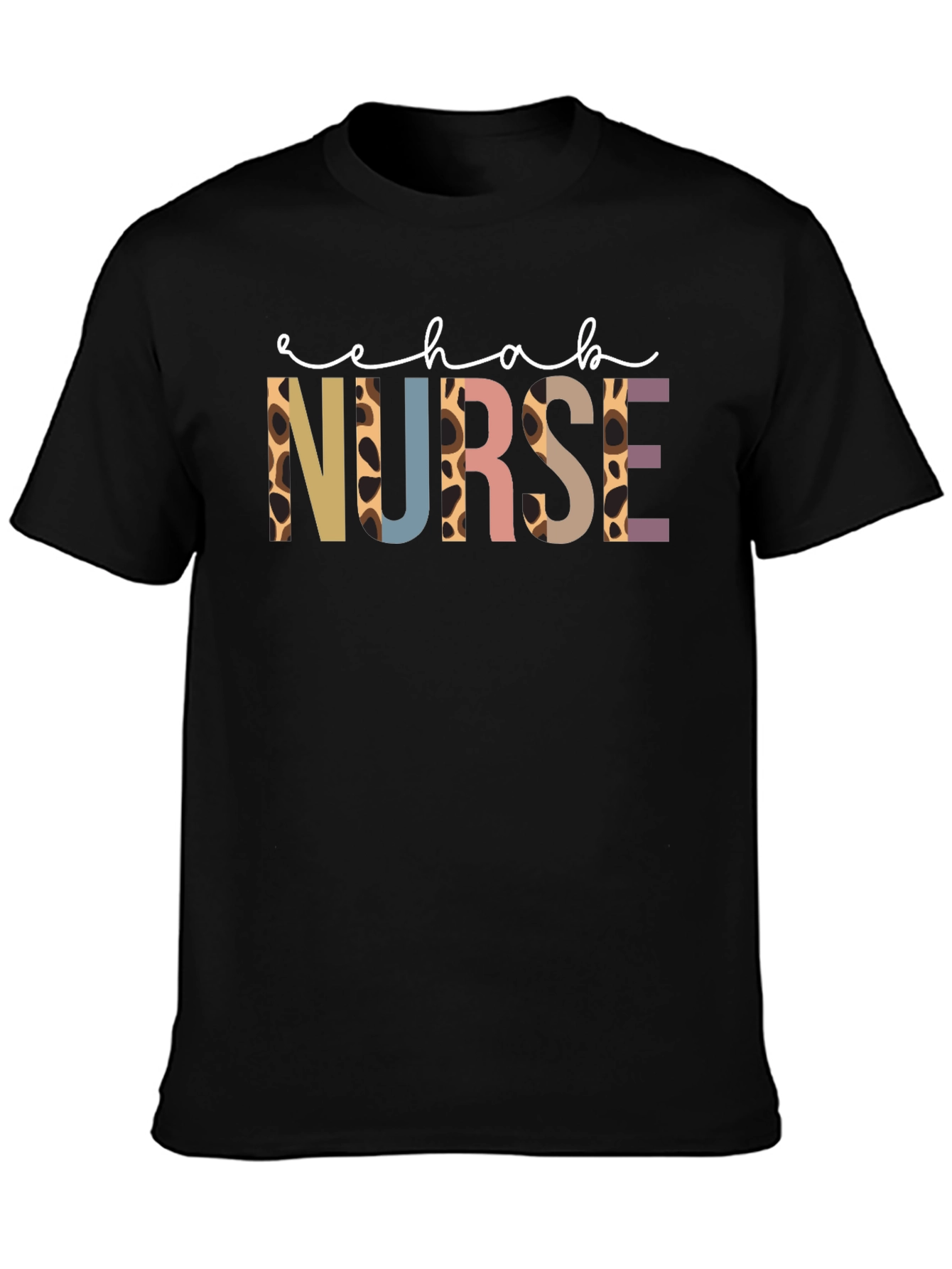 Rehab Nurse Giraffe Print T-Shirt - Unisex